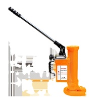 Cric hydraulique HTL 5T, capacité robuste, pour levage de voiture, outil de réparation de garage