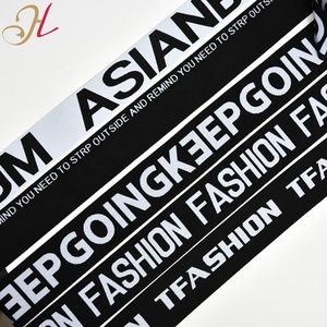 Hualiu Biểu Tượng Tùy Chỉnh Jacquard Web Vải Ban Nhạc Đàn Hồi Bền Vững Nylon Dây Thắt Lưng Cho Đồ Lót & Giày 3Cm Chiều Rộng Nhà Dệt - Product Image 6