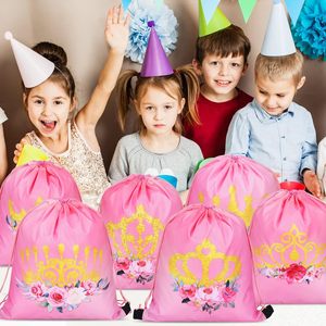 In the Trend Non Woven Kids Dinosaur Drawstring <b>Backpack</b> Gift Bag for Birthday Party Favors - Product Image 4