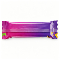 Rouleau de film laminé brillant de qualité alimentaire imprimé sur mesure, rouleau de plastique thermoscellable en aluminium pour l'emballage alimentaire