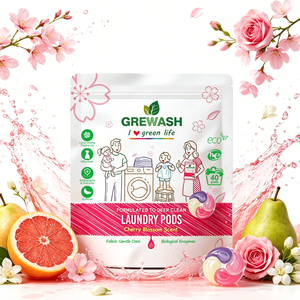 Lessives en capsules OEM/ODM pour vêtements – Échantillon GRATUIT – Capsules de lavage de luxe parfumées aux fruits – Vente en gros - Product Image 1