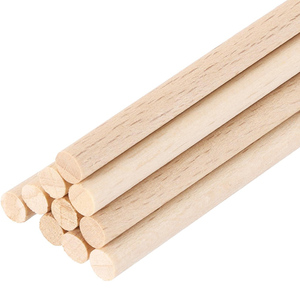 Bâtonnets en <span class=keywords><strong>bois</strong></span> ronds non finis, bâtons en <span class=keywords><strong>bois</strong></span> massif pour l'artisanat, la décoration, les projets d'artisanat et de bricolage, tiges en <span class=keywords><strong>bois</strong></span> - Product Image 1