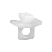 Best-seller transfrontalier en stock : Accessoires modernes et minimalistes pour rails de rideaux en POM, avec poulies, glisseurs et crochets de suspension