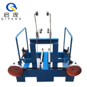 QIPANG Double-head tension pay-off stand shaftless wire pay-off machine Pay-Out Machinery double spool Type payoff machine