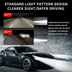 Mini projecteur de phares <span class=keywords><strong>auto</strong></span> LED h4, d'une puissance de 6500 w, 25000lm, 110 K - Product Image 6