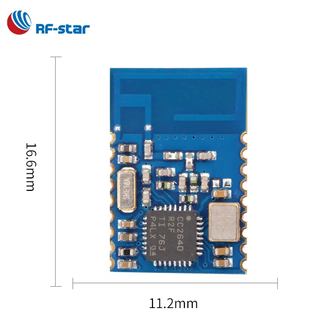 TI CC2640シリーズCC2640R2Fチップを搭載したFCC CE認定のRFスター小型BT5/ble4.2UARTモジュール