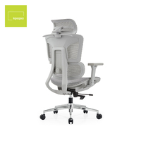Chaise de bureau moderne pour cadre, chaise de jeu ergonomique en maille, chaise de bureau confortable avec accoudoirs 3D, chaise de bureau pour ordinateur