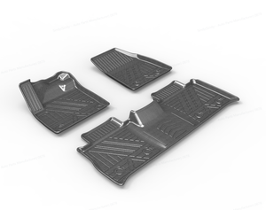Tapis de sol de voiture 3D personnalisés, faciles à nettoyer, jolis tapis de sol noirs, accessoires de tapis de coffre pour <span class=keywords><strong>Ford</strong></span> TERRITORY 2023 2024 2025 - Product Image 2
