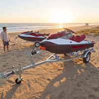 Remorque galvanisée pour bateau, petites remorques utilitaires