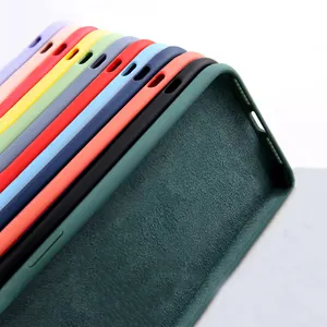 2023 nueva venta caliente sensación de piel suave para iPhone 15 14 13 12 11 pro Max funda de teléfono funda de silicona para iPhone funda a prueba de golpes