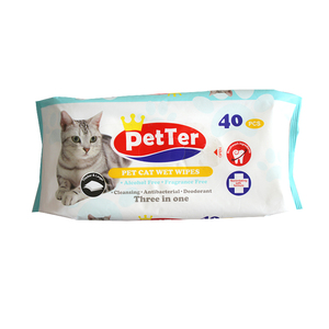 OEM perro <span class=keywords><strong>antibacteriano</strong></span> <span class=keywords><strong>desodorante</strong></span> toallitas Animal toallitas para toallitas hipoalergénicas - Product Image 5