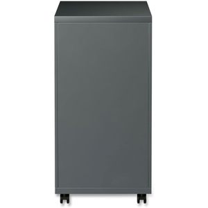 Alera PBBBFCH Armoire de classement à piétement métallique à trois tiroirs avec tiroir coulissant pleine longueur 14 7/8 X 19 1/8 Charbon - Product Image 5