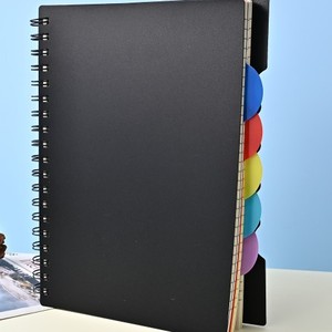 Carnets de notes personnalisables A5 à spirale avec couverture en PP pour sublimation, journal personnel, 150 feuilles, vente en gros, cahier scolaire - Product Image 3