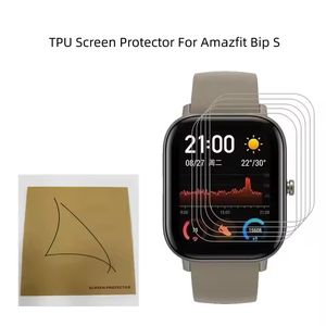 Venta al por mayor TPU suave Protector de pantalla para <span class=keywords><strong>Huami</strong></span> <span class=keywords><strong>Amazfit</strong></span> <span class=keywords><strong>Bip</strong></span> <span class=keywords><strong>S</strong></span> Smart Watch Clear Guard Cover Skin Film - Product Image 2