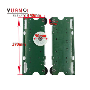 KONE géant porte d'entrée de voiture 55 roue de suspension de porte 800 ouverte 900 ouverte plaque de suspension de porte d'ascenseur Zhanpeng - Product Image 3