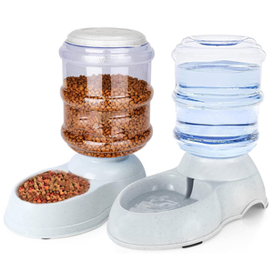 Large Capacity Eco-Friendly Portable Plastic Pet Fountain Cat Dog <b>Water</b> Drinking Manual Pet Feeder Bowls Food <b>Dispenser</b> - Product Image 1