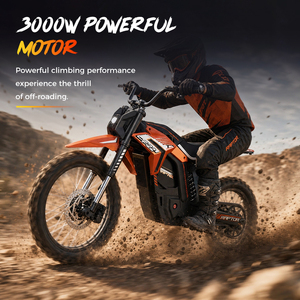 Moto tout-terrain électrique Maxwheel MX-F22 3000W avec moteur à engrenages 52V, moto 3000W - Product Image 3