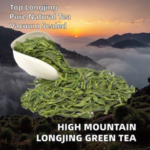 Premium New Hangzhou High Mountain Longjing Green Tea Loose Tea in <b>Vacuum</b> Pack & Bag - Product Image 2