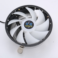 Refroidisseur de processeur en aluminium BAJEAL P3 avec LED colorées, roulement à billes, 3 broches, 120 mm, 45 CFM, 18 dBA, garantie de 12 mois, compatible Intel I3/i5, boîtier d'ordinateur, 2000 tr/min