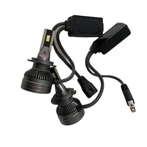 Phare LED C2 en tube de cuivre 3570 6000K, lampe automobile H1, lumière bleue, puce CSP, faisceau bas, haute puissance 68W 4000 Lumens, ajustement universel - Product Image 5