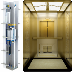 Mrl/Mr Titanium Gravé Maison Résidentielle Ascenseur Villa Maison Ascenseur Passager à Prix Abordable <span class=keywords><strong>220V</strong></span> 240V 380V Disponible - Product Image 1
