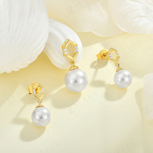 YILUN 18K chapado en oro de agua dulce perla colgante fino 925 joyería de plata esterlina para mujeres - Product Image 4