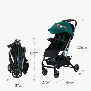JXB Luxury Hot mamme passeggino pieghevole compatto passeggino da viaggio carrozzina per bambini passeggini leggeri aereo deambulatori trasportini - Product Image 2