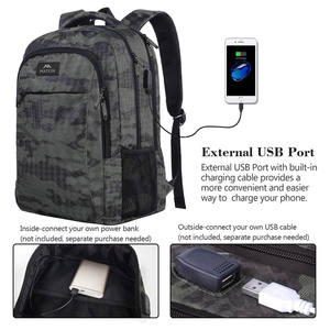 Matein <span class=keywords><strong>borsa</strong></span> zaino per <span class=keywords><strong>Notebook</strong></span> multifunzione da <span class=keywords><strong>15.6</strong></span> pollici con zaino da viaggio USB antifurto - Product Image 3