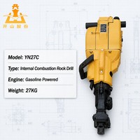 Perforadora de Roca Neumática Tipo Yn27/Yn27c, Equipo de Perforación Rotatoria de Alta Rigidez, Portátil, 220V, para Perforación de Piedra Pequeña