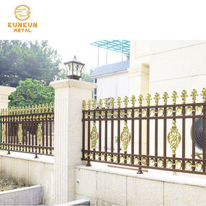 Panel de valla WPC para privacidad de seguridad de construcción, valla de pared de jardín DIY con poste de aluminio, madera compuesta, plástico, modelado 3D incluido - Product Image 2