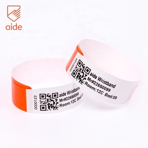 Waterproof wateric Wristband di carta da stampa medica Id Identity adulto paziente diretto termico QR codice braccialetto per ospedale - Product Image 2