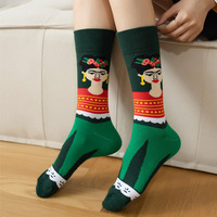 Chaussettes de dessin animé drôle d'équipage en gros modèle personnalisé hommes peinture fou chaussettes chaussettes fabricant