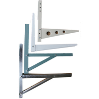 Support mural universel robuste pour climatiseur extérieur en métal avec accessoires pour usage domestique