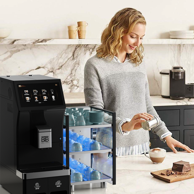 Newest Style One Touch Fully Automatic Commercial Coffee Machine Temperature Control Coffee Maker