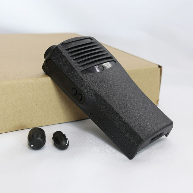 Black Front Housing Cover Case Kit Replacement for CP200 Radio