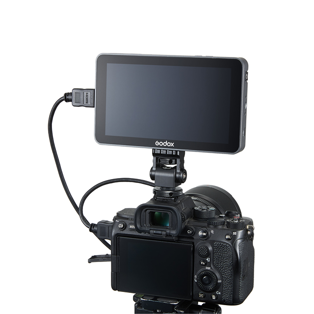 Godox 5.5 Inch GM6S Pro Touch Screen Camera Monitor 2200nit Video Field Monitor 10W 4K Ultra Bright Camera Monitor