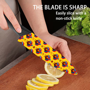 Nouvelle tendance 2 ensembles de couteaux de chef en céramique Couteau de chef professionnel Manche en plastique En stock Livraison gratuite Haute qualité Ebay Dropshipping - Product Image 3