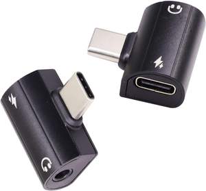 USB C ke 3.5mm Headphone dan adaptor pengisi daya, 2-in-1 USB C PD Port pengisi daya dengan Aux Audio Jack kompatibel untuk 15/15 - Product Image 3