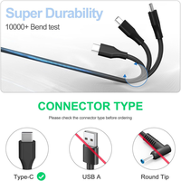 Chargeur USB C 45W pour ordinateur portable HP Chromebook X360 14 14-ca051wm 14-ca091wm 14-ca0061dx, chargeur de type C, adaptateur de charge rapide pour ordinateur portable