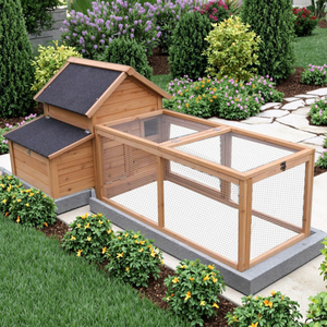 SHUNDA Gallinero de Madera Grande y Espacioso para Exteriores, de Lujo, Moderno, con Diseño Personalizado de Alta Calidad, para Jardín y Granja - Product Image 6