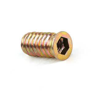 Insert fileté métrique Yhx, interne et externe, grade 8.8, poli, pour assemblage de meubles - Product Image 3