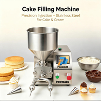 Machine d'injection de pâte pour gâteaux / Remplisseuse de crème de haute qualité, nouvelle machine de dépose de crème pour cupcakes avec PLC