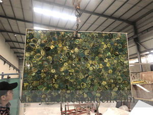 Dalles de pierre onyx rose, pierres semi-précieuses roses, carreaux pour décoration intérieure - Product Image 2