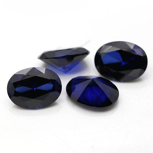 34 #   Pierre de <span class=keywords><strong>saphir</strong></span> bleu, taille ovale, <span class=keywords><strong>saphir</strong></span> bleu <span class=keywords><strong>synthétique</strong></span>, prix par carat - Product Image 5