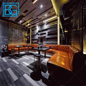 Popular Night Club Sofa Furniture For Best Price Rooftop Club And High-end Bar With Specific Interior Design