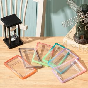 Back Panel Plate Gradient Color Glitter TPU 35pt Graded <b>Card</b> Slab Protector Bumper Guard with Clear Acrylic Plate for P S a Slab - Product Image 5