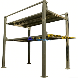 Peralatan Lift Parkir Tiga Tingkat Vertikal Tiga Tempat Parkir Empat Tiang yang Praktis - Product Image 6