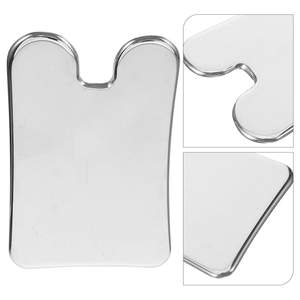 Atacado 304 Aço Inoxidável <span class=keywords><strong>Gua</strong></span> Sha Ferramenta Logotipo Personalizado Facial Guasha Massageador Metal <span class=keywords><strong>Gua</strong></span> Sha Coração De Aço Metal Jade Rolo - Product Image 3