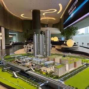 Tùy chỉnh phát triển bất động sản 3D in Nhà phân khu tòa nhà thu nhỏ mô hình quy mô kiến trúc bất động sản - Product Image 1