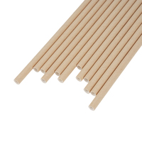 Pailles en papier droites compostables préférées de tous les temps, en pulpe de bagasse, pour la maison, les cafés et les boissons quotidiennes